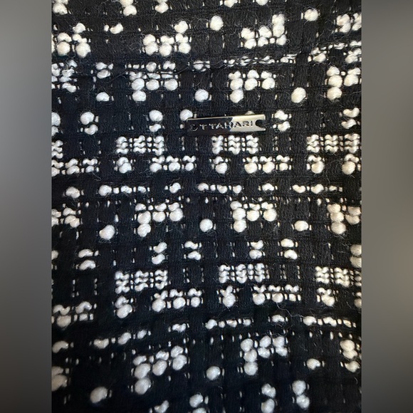 Elie Tahari Black White Bouclé Tweed Mini Skirt Women’s Size 6 Lined Chic - Picture 6 of 6